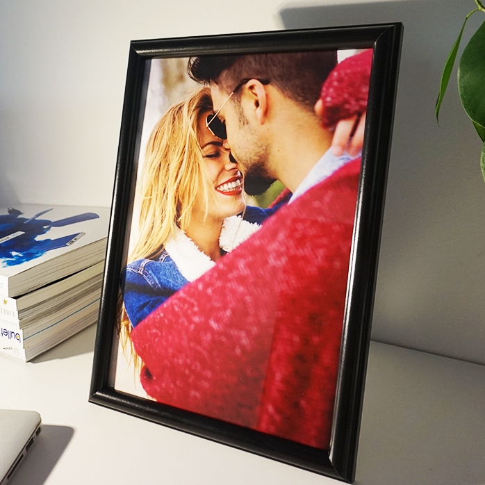 Gepersonaliseerd fotolijstje met één foto - A4 staand