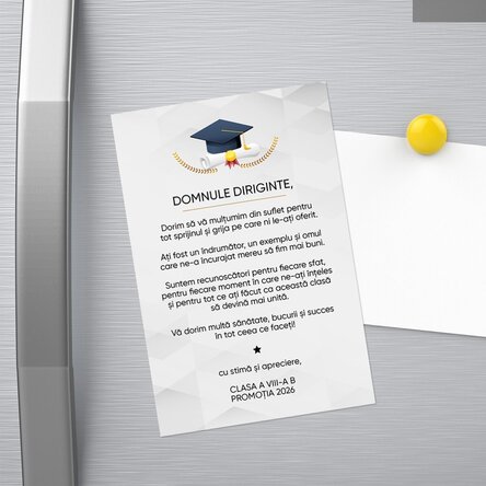Coffret cadeau pour les professeurs/responsables de classe - Remise des diplômes
