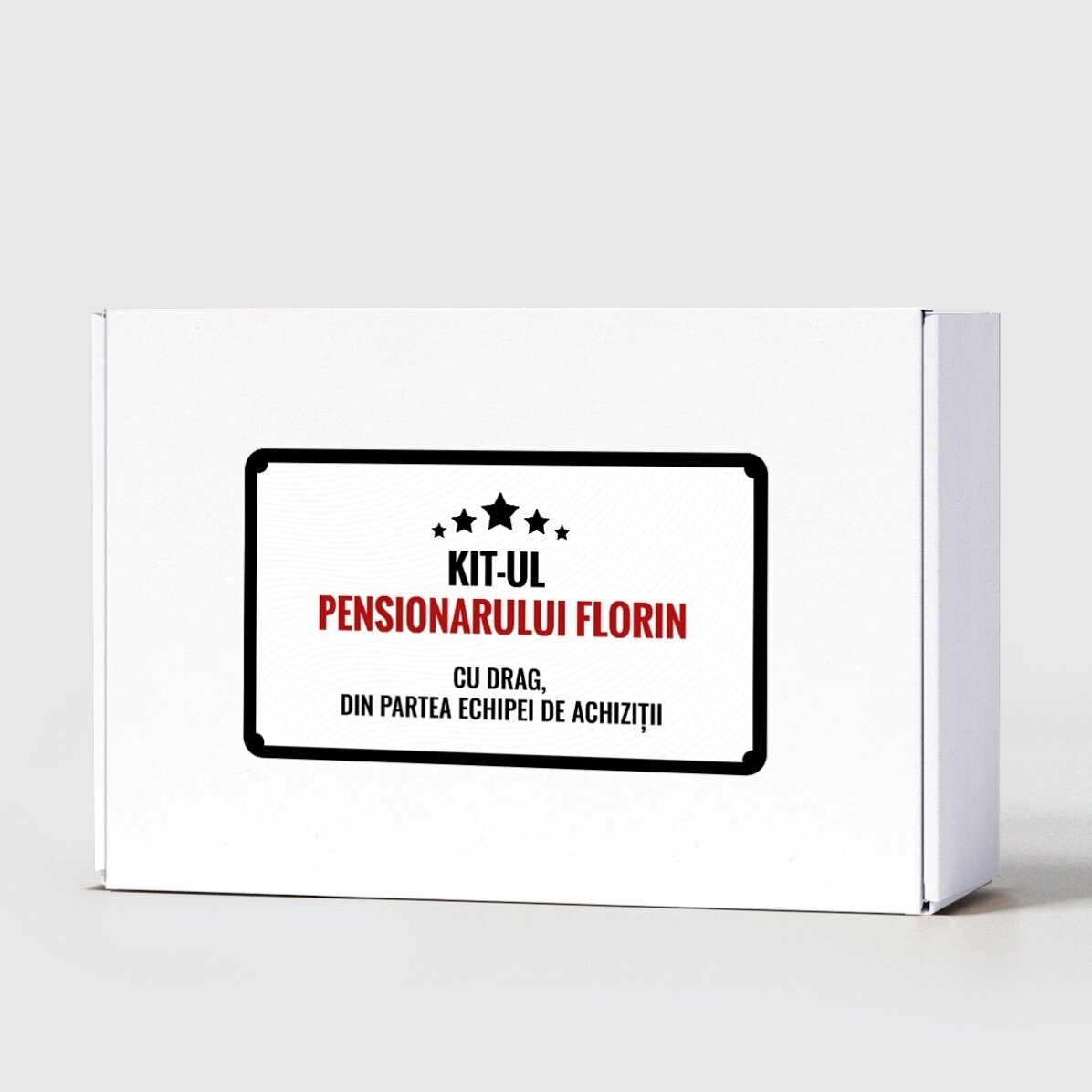 Coffret cadeau personnalisé - La légende a pris sa retraite