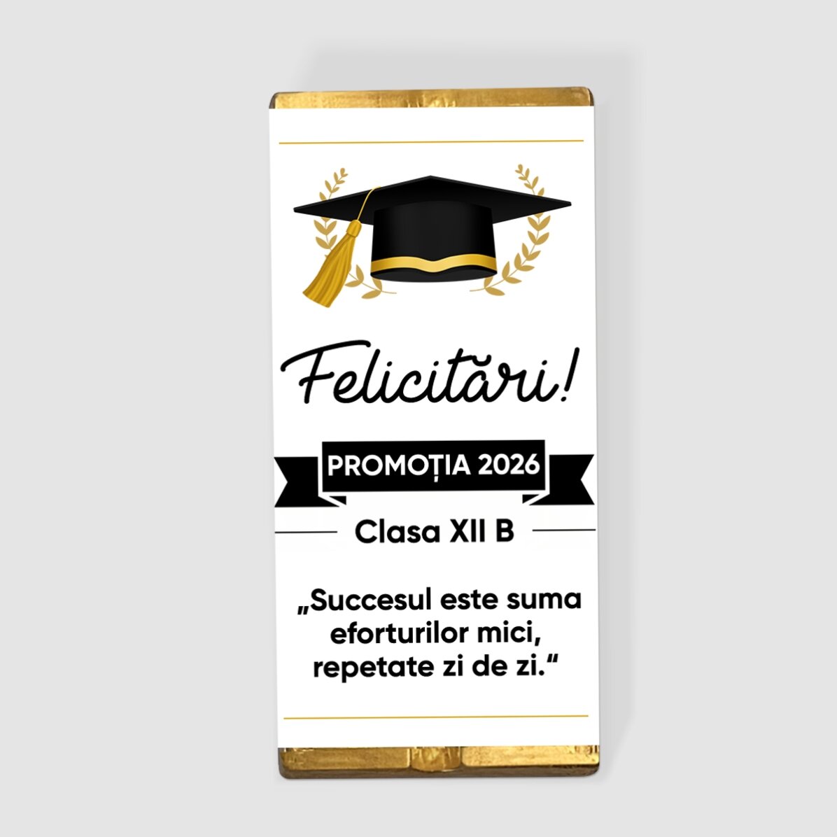 Gepersonaliseerde cadeauset voor afstudeerklassen