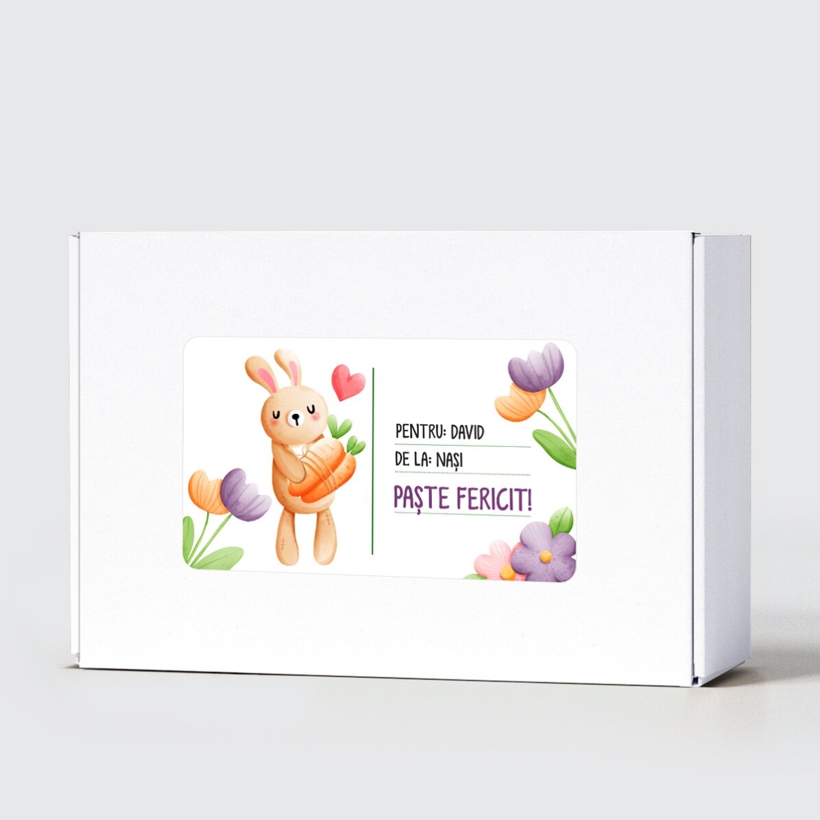 Coffret cadeau personnalisé pour enfants - Joyeuses Pâques