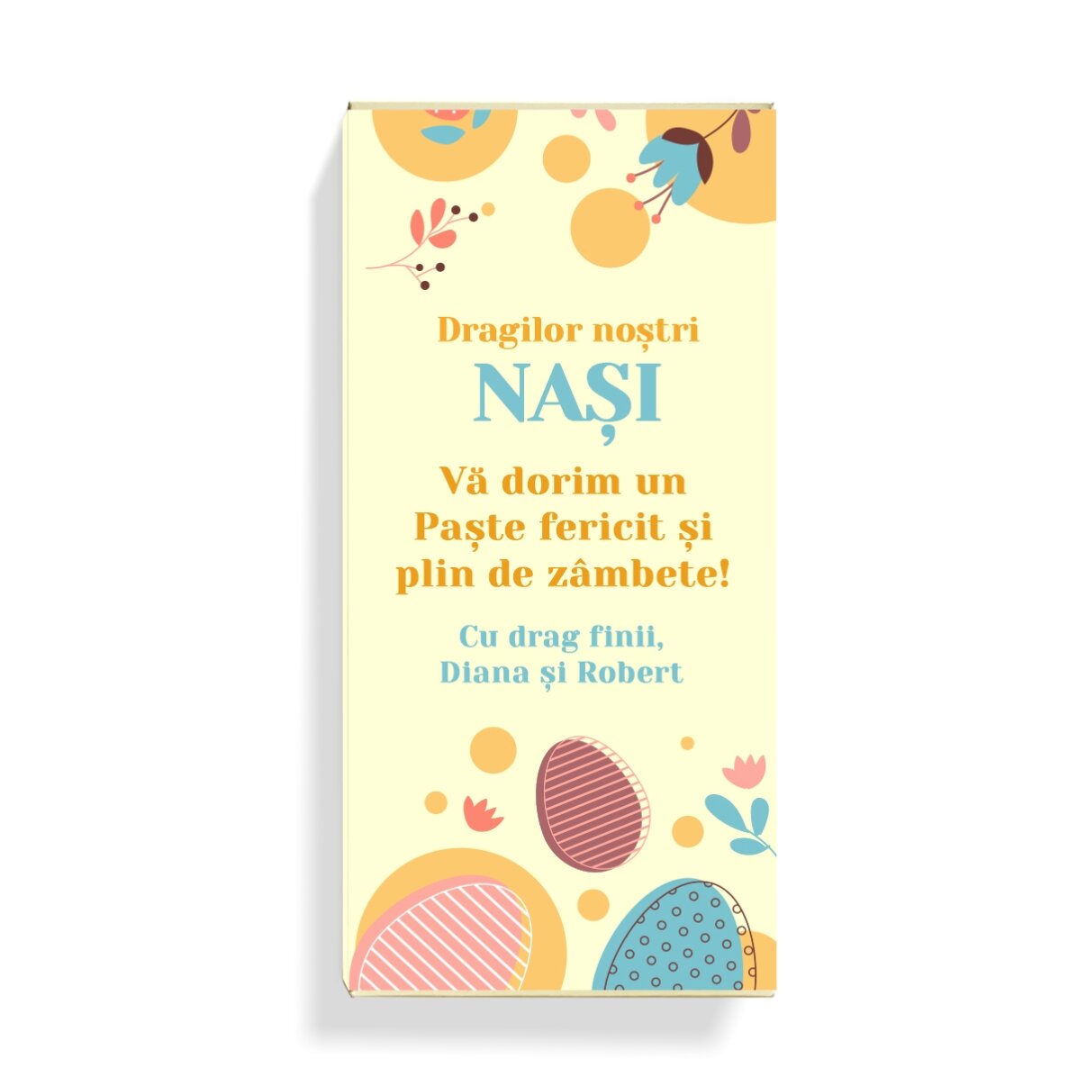 Gepersonaliseerde cadeauset voor peetouders - Vrolijk Pasen