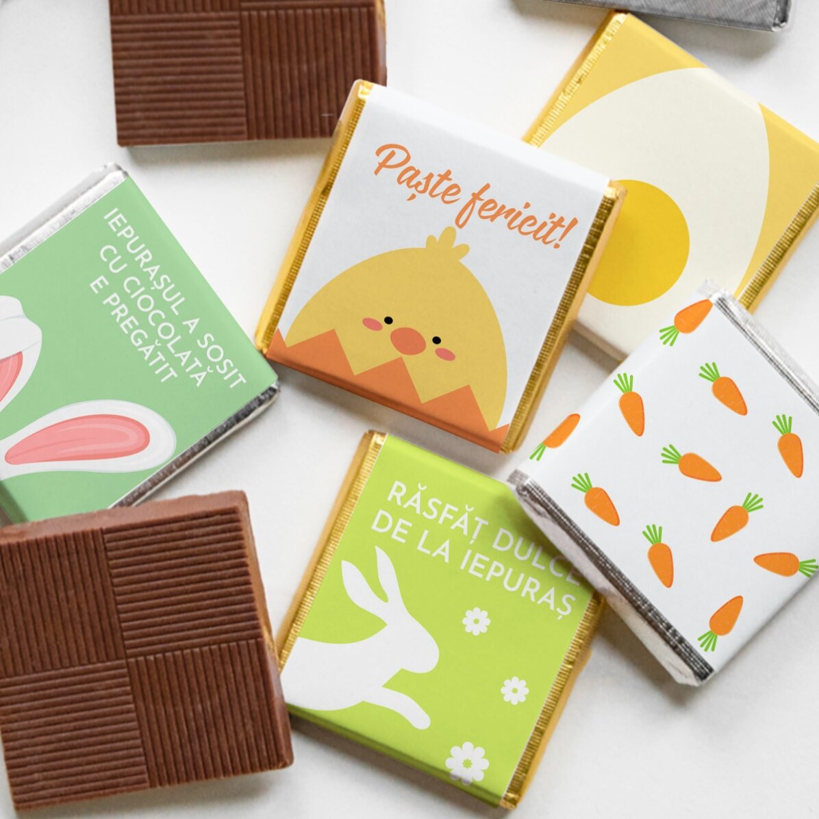 Gepersonaliseerde cadeauset voor peetouders - Vrolijk Pasen