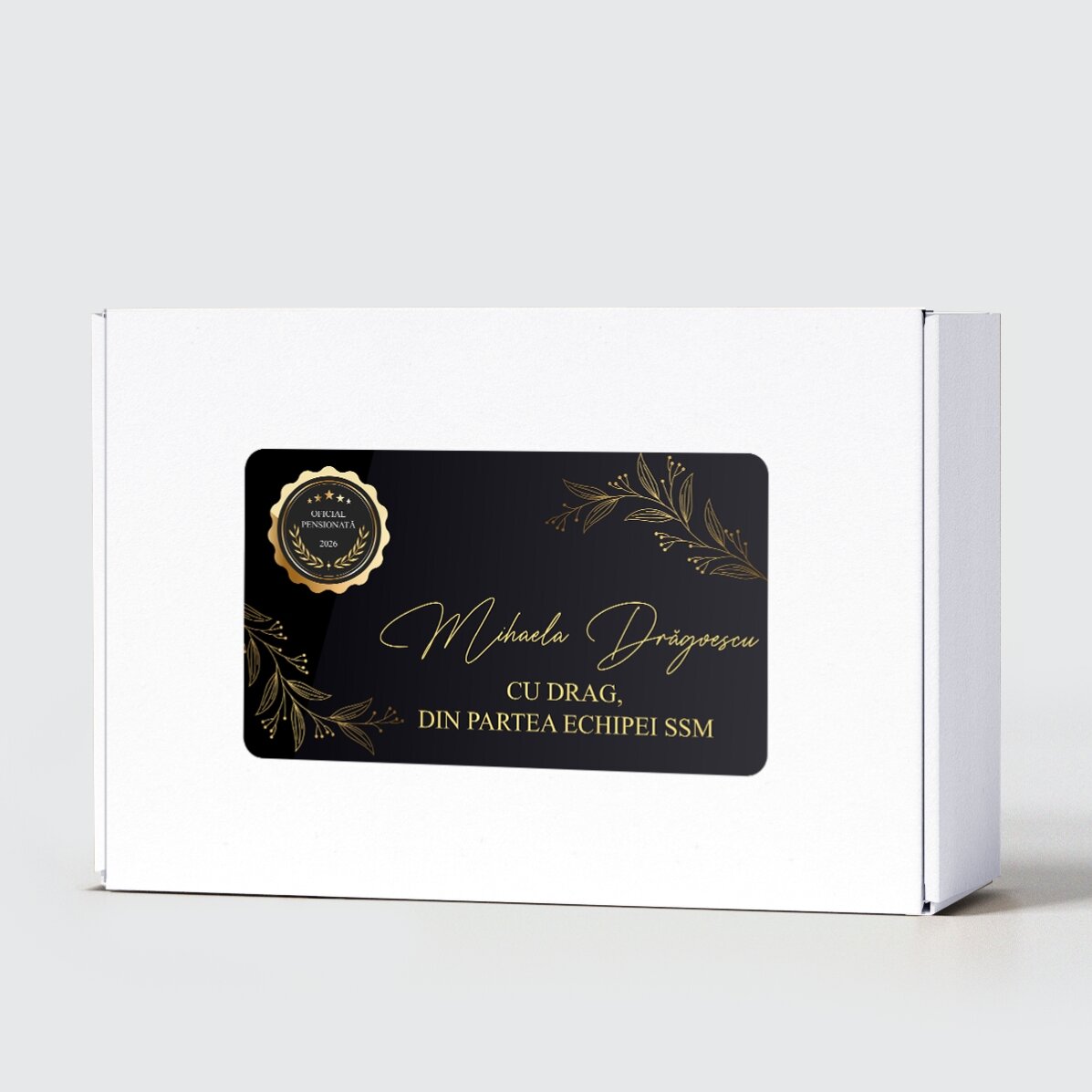 Coffret cadeau personnalisé pour un départ à la retraite
