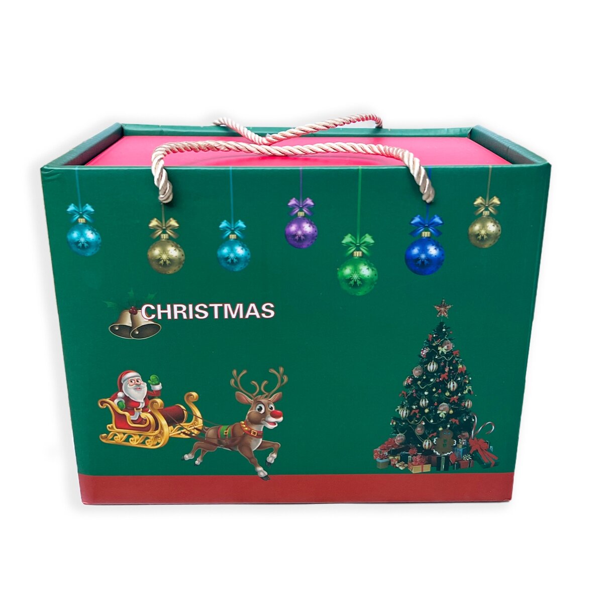 Kerstcadeauset met 2 mokken en een theepot
