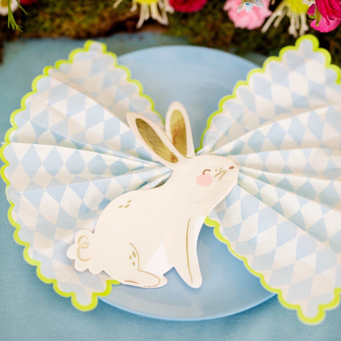 Set van 20 decoratieve servetten - Konijntje