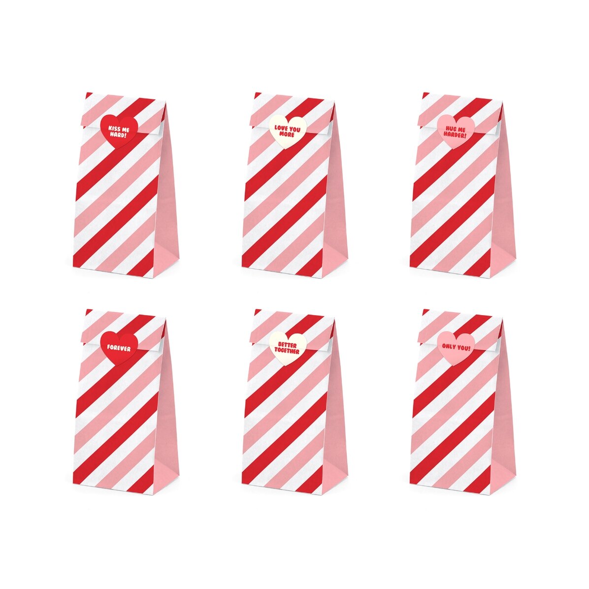 Set cadeautasjes - Sweet love