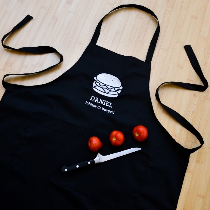 Tablier personnalisé - Amateur de burgers