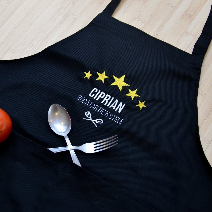 Tablier personnalisé - Chef 5 étoiles