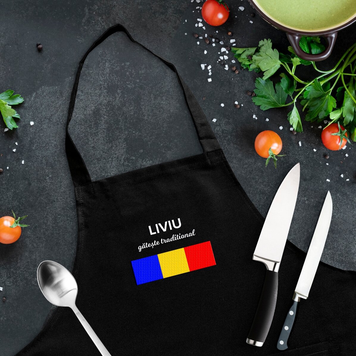 Tablier personnalisé - Cuisine roumaine