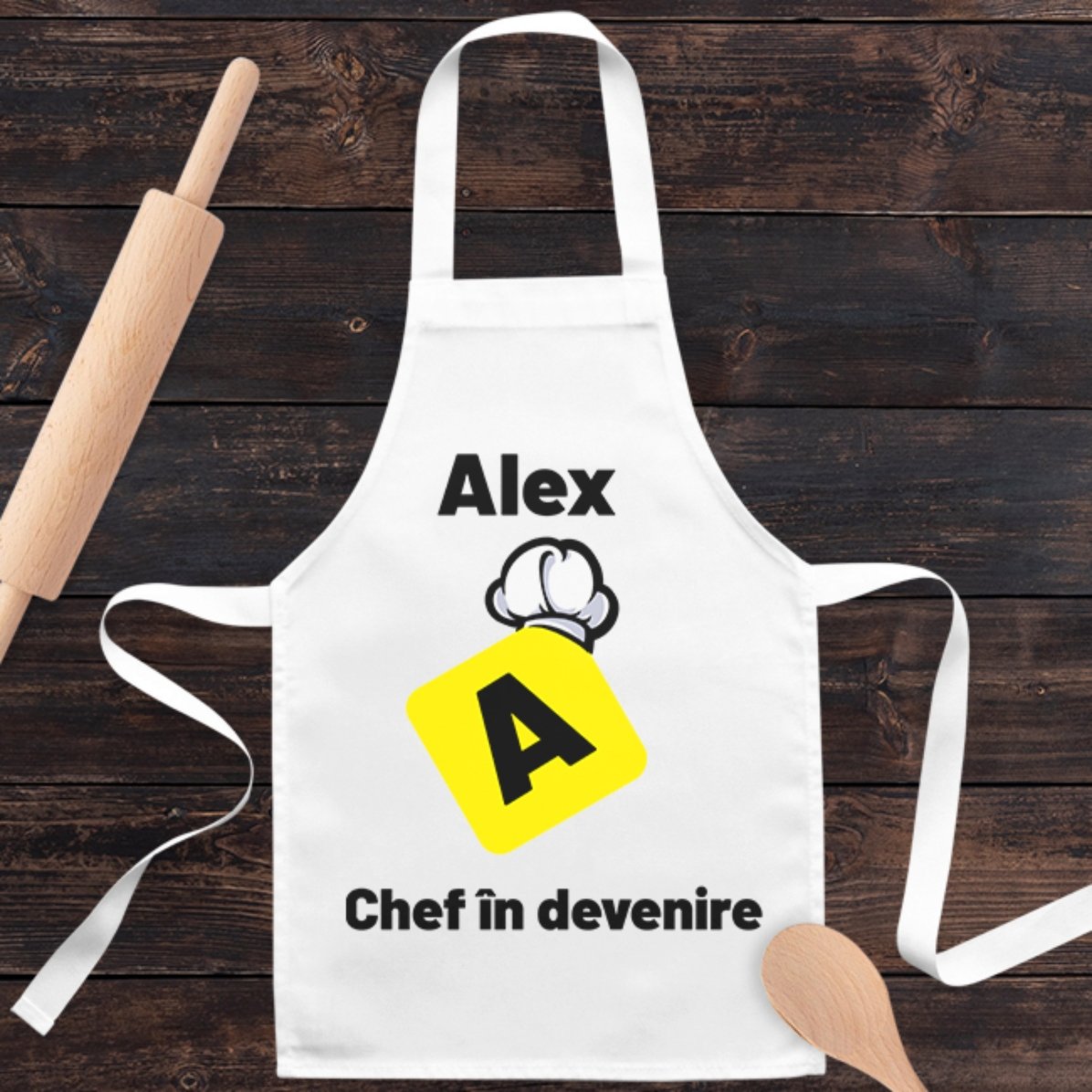 T-shirt personnalisé pour enfants avec inscription - Chef en herbe
