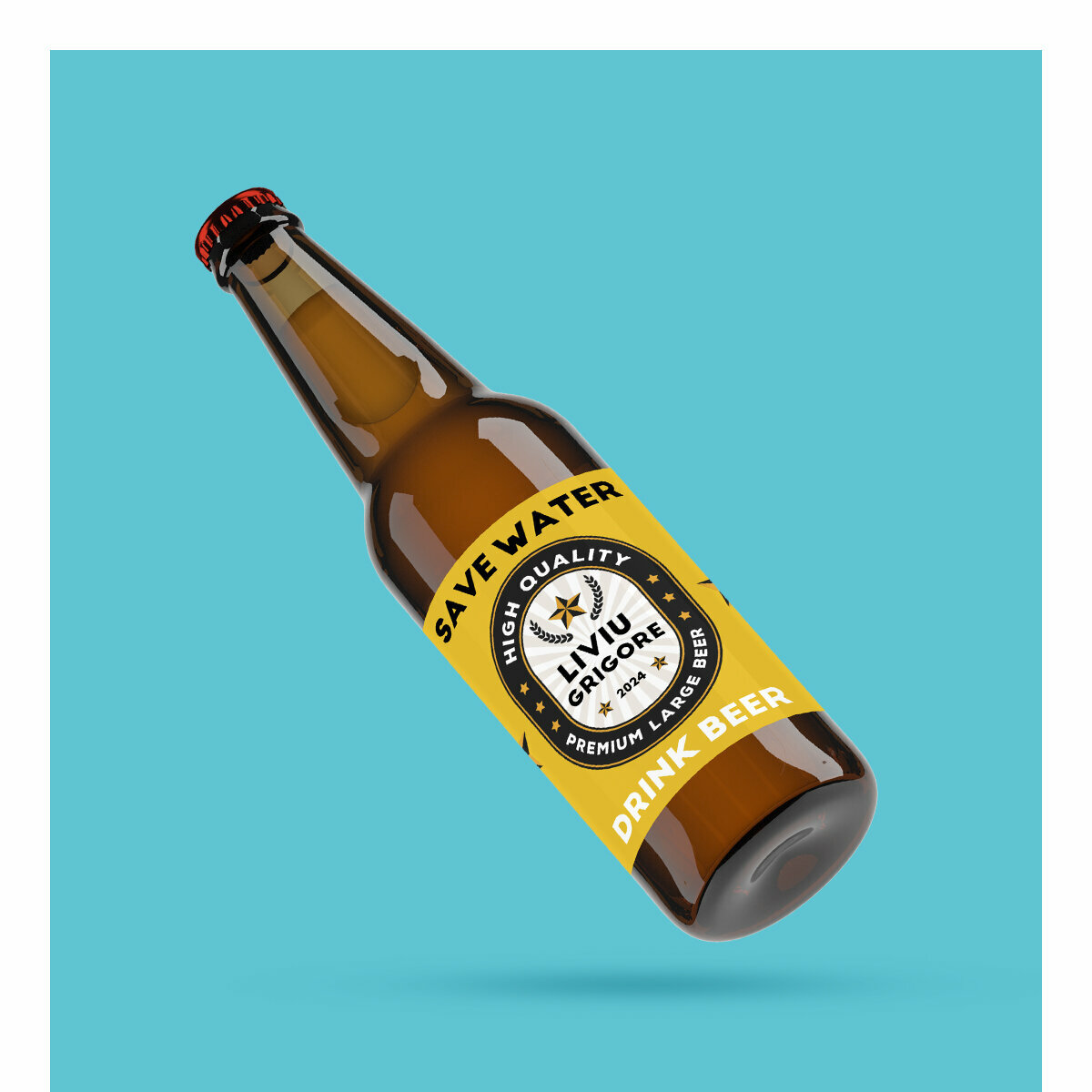 Bierflesjes met eigen opdruk