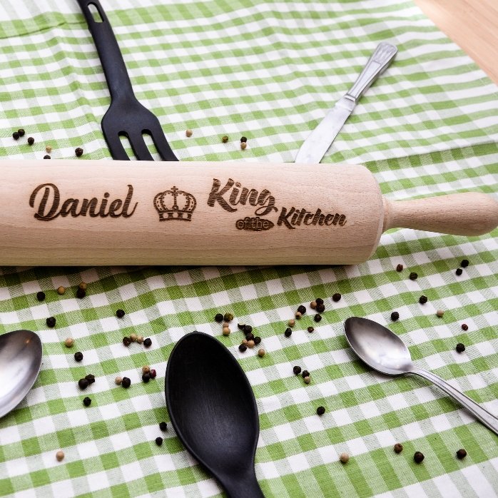 Op maat gemaakte houten draaibank - King of the Kitchen