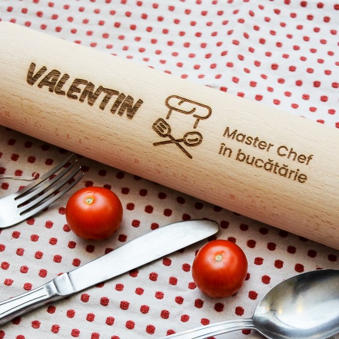 Op maat gemaakte houten lepel - MasterChef in de keuken