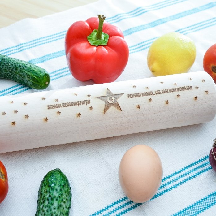 Op maat gemaakte houten draaier - De ster van dankbaarheid