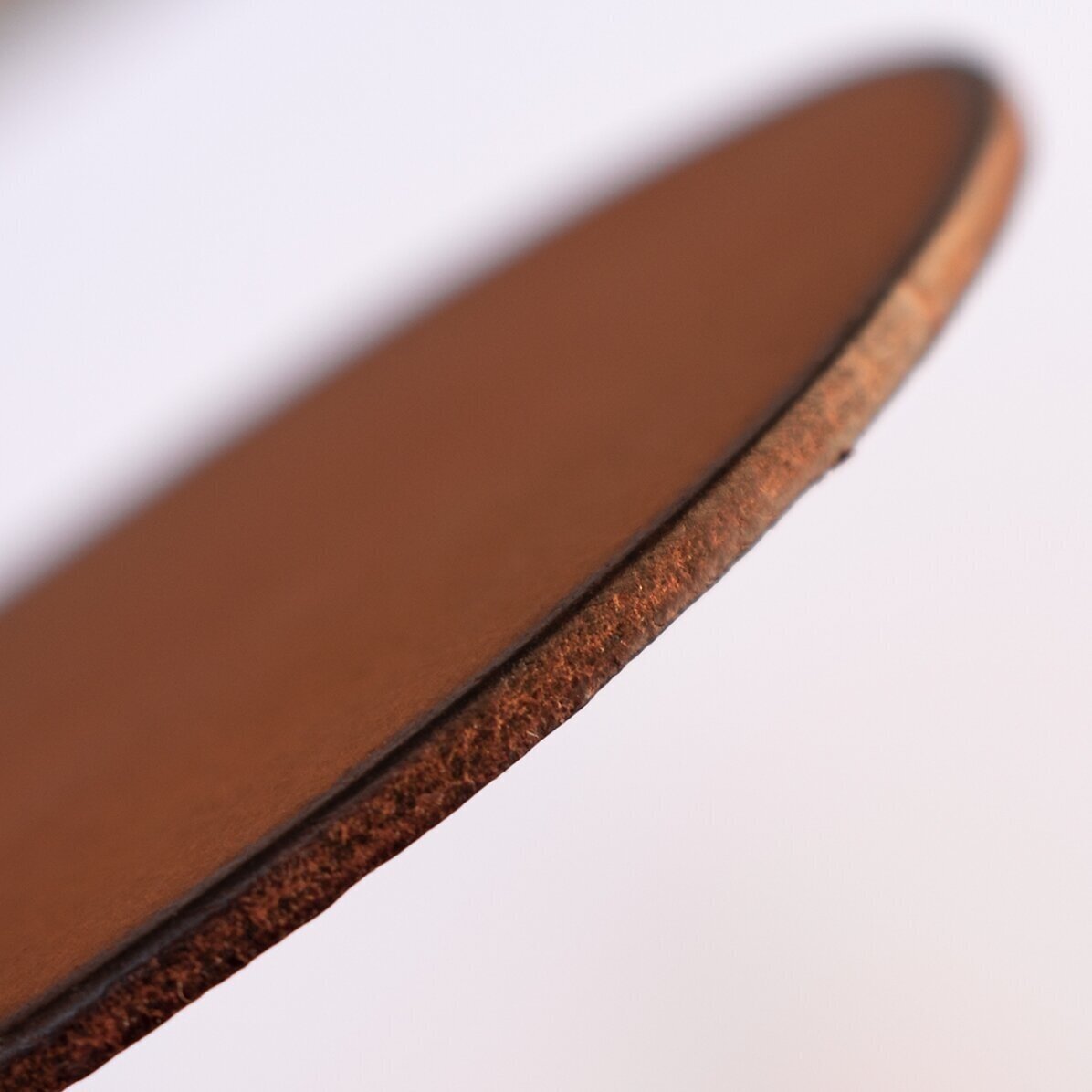 Porte-verre en cuir personnalisé avec un texte