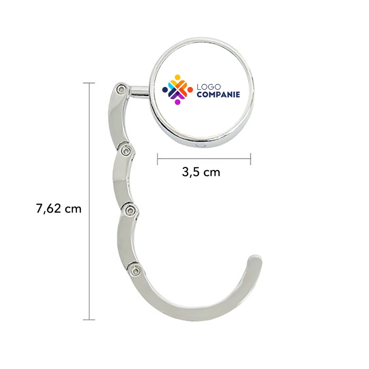 Porte-sac de table personnalisé avec logo
