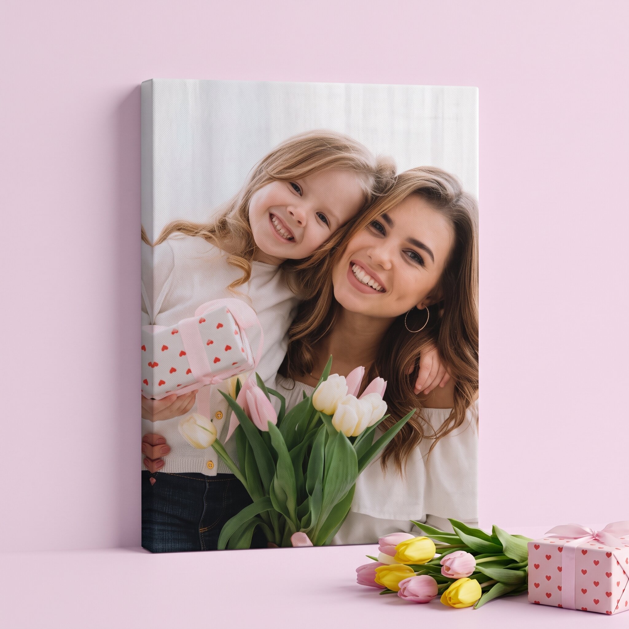 Gepersonaliseerd canvasdoek met een foto