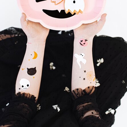 Tijdelijke Halloween-tatoeages