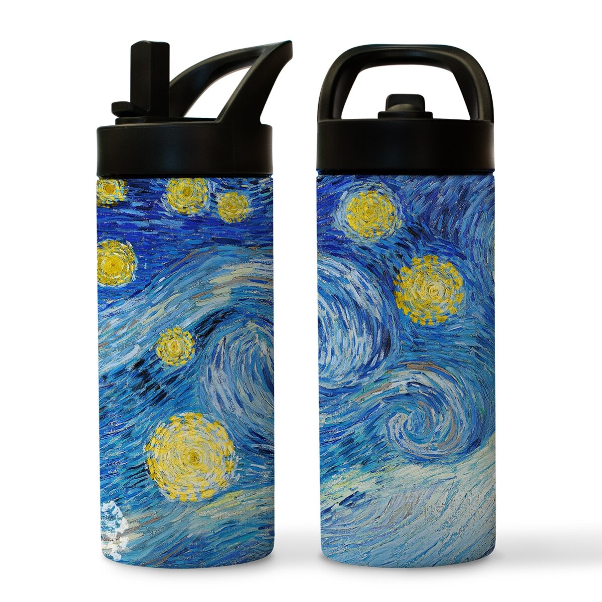 Thermos avec poignée et paille - collection Abstract