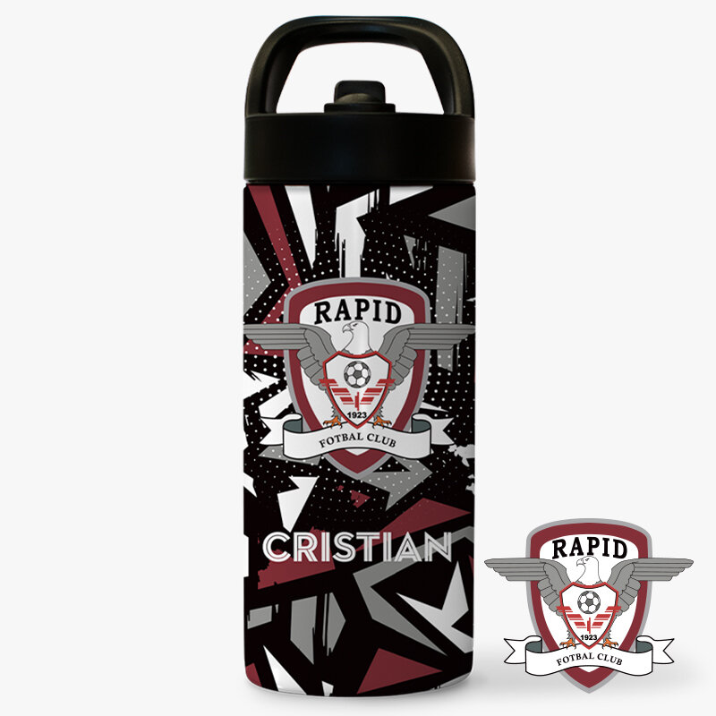 Gepersonaliseerde thermosflessen onder officiële licentie - FC Rapid 1923