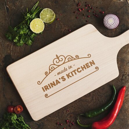Op maat gemaakte snijplank - Made in Kitchen