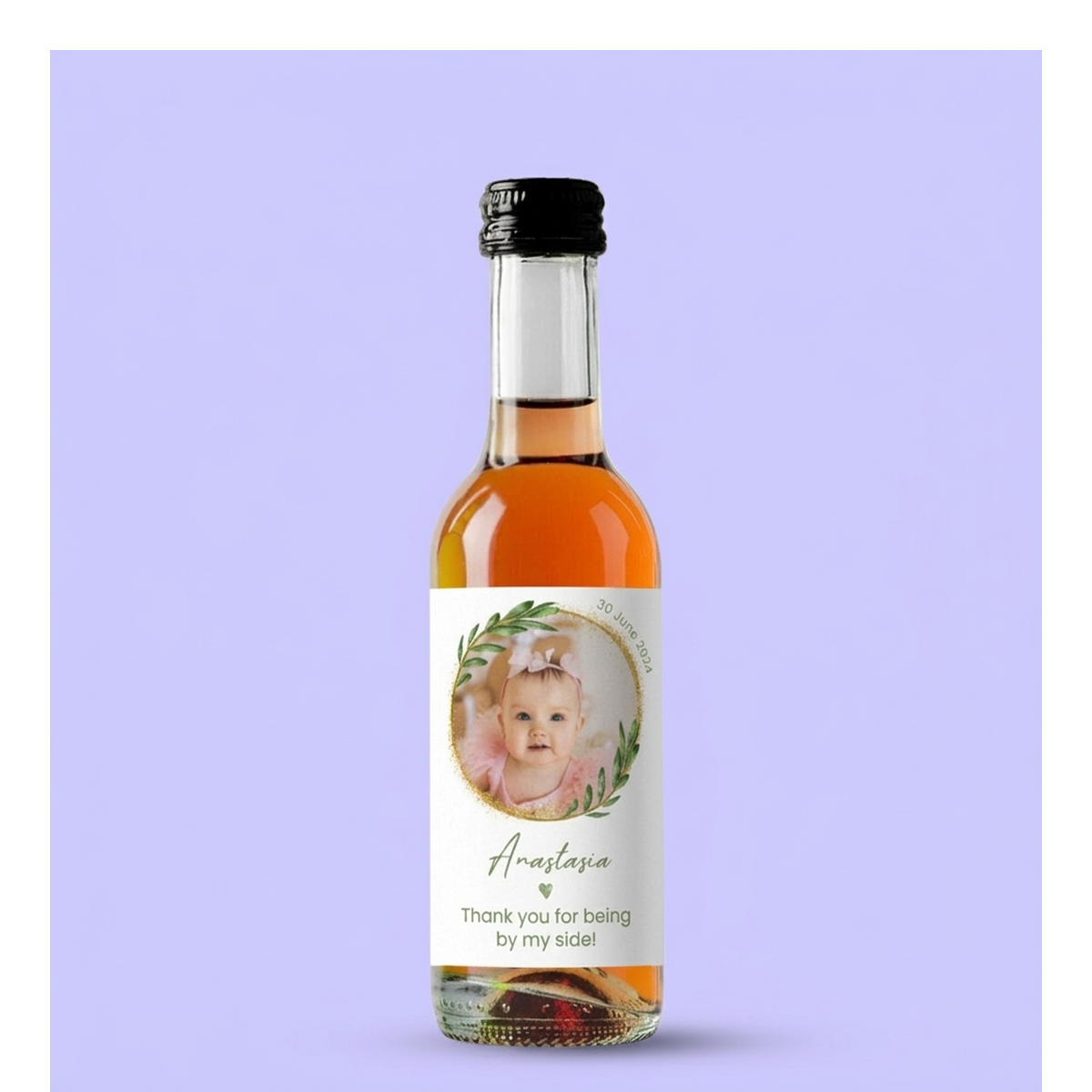 Gepersonaliseerde wijnen voor een doopfeest