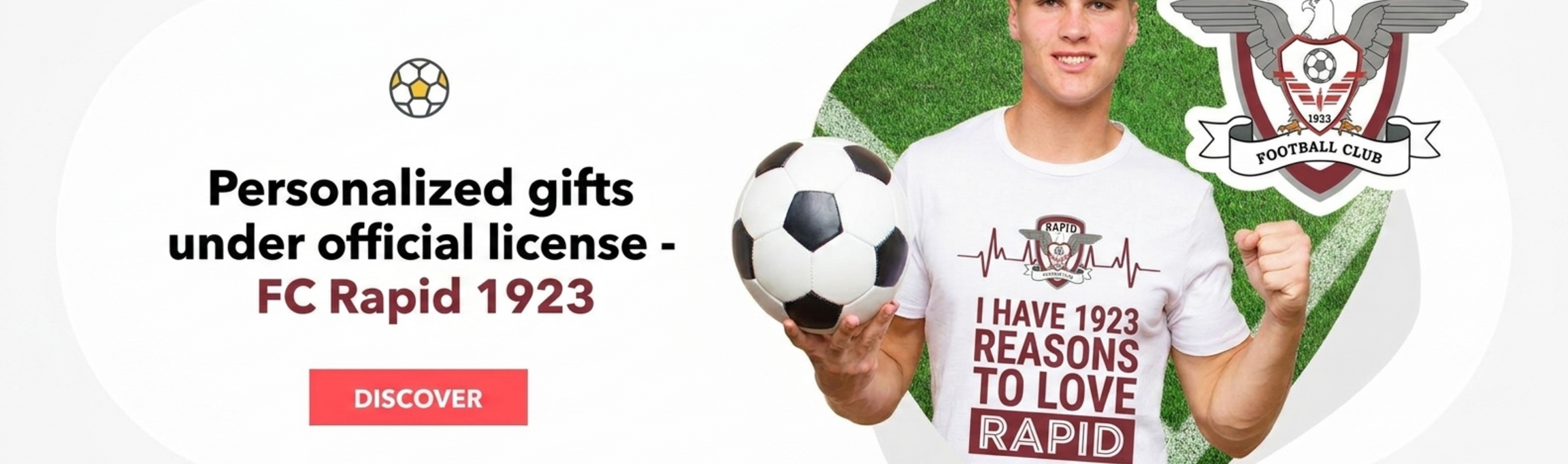 Gepersonaliseerde geschenken onder officiële licentie - FC Rapid 1923 Boekarest