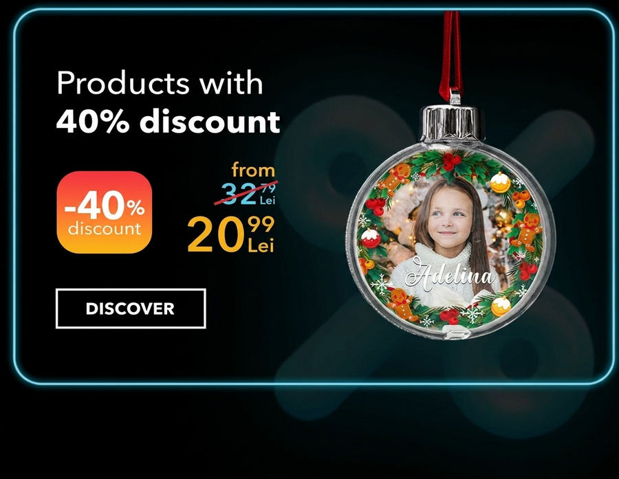 Cadeaux personnalisés à -40 % - Black Friday