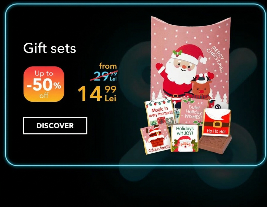 Black Week - Coffrets cadeaux avec jusqu