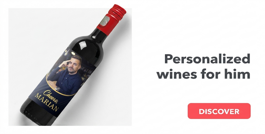 Gepersonaliseerde wijnen voor hem