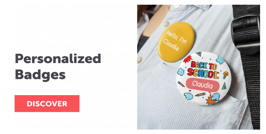 Buttons voor school