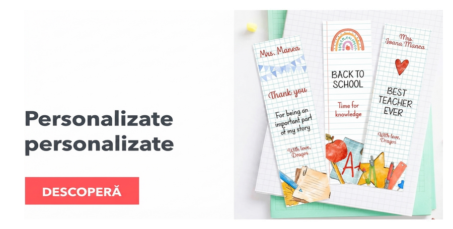 Gepersonaliseerde boekenleggers voor school