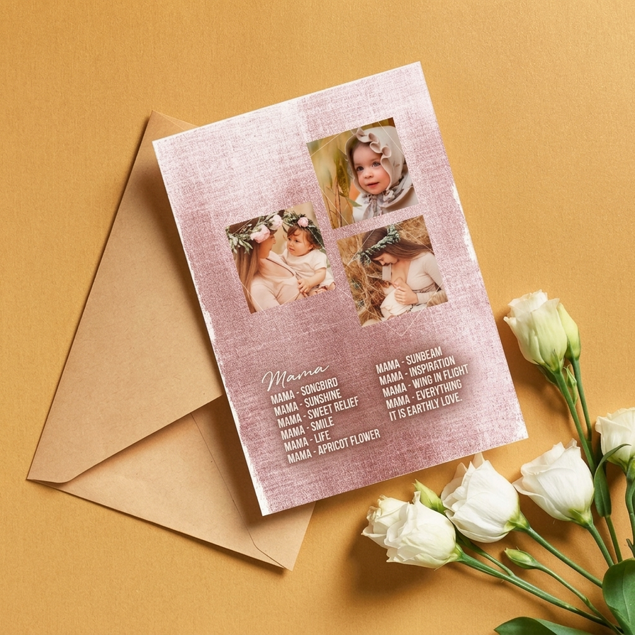 Wenskaarten voor mama