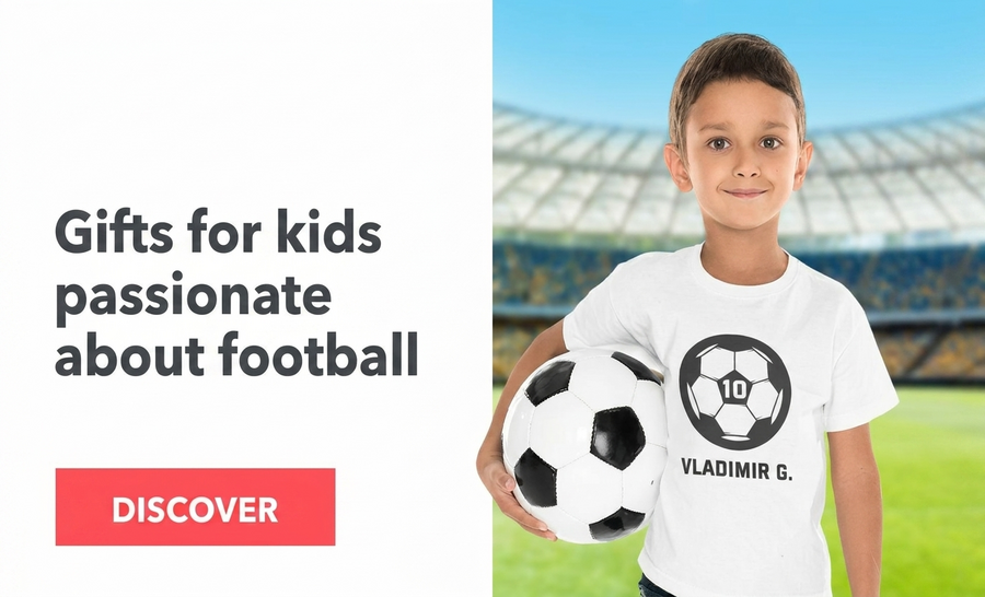 Cadeaucollectie voor kinderen die dol zijn op voetbal