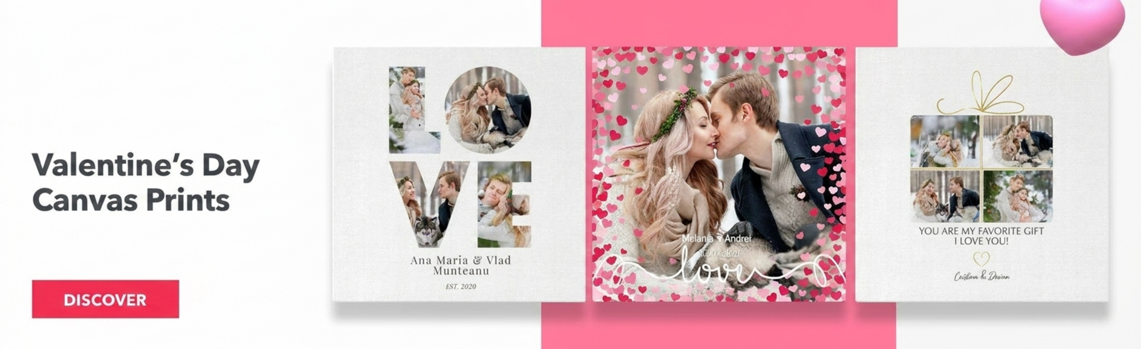 Canvas schilderijen voor Valentijnsdag