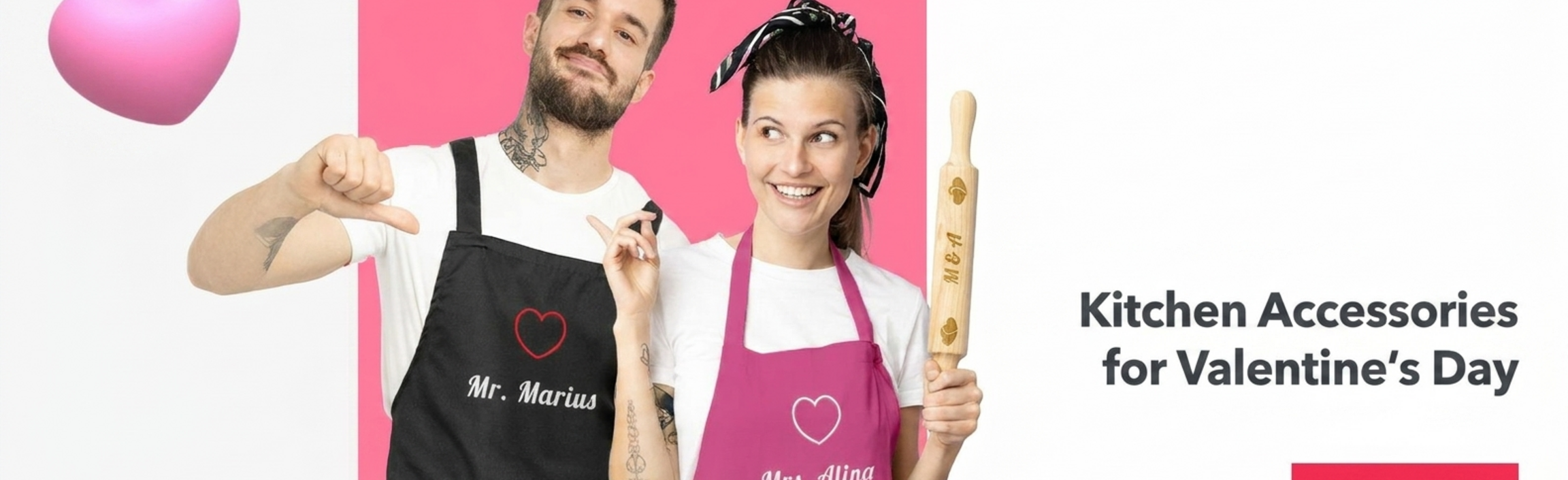 Keukenaccessoires voor Valentijnsdag