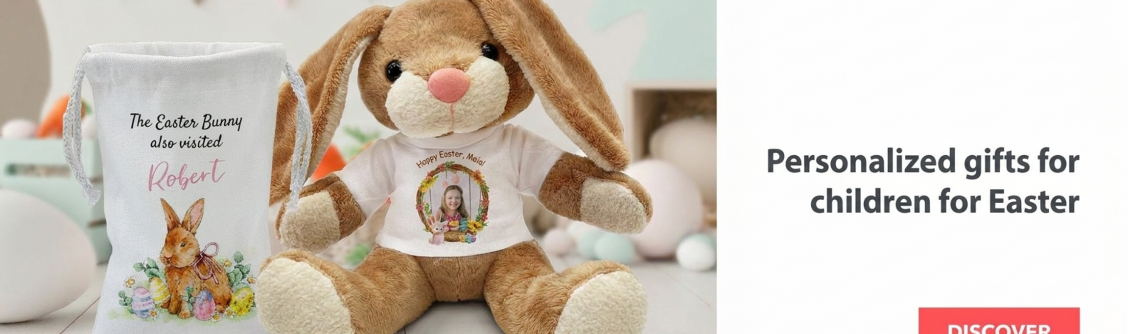 Gepersonaliseerde cadeaus voor kinderen voor Pasen