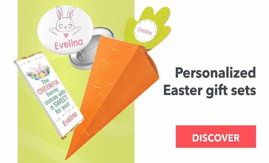 Gepersonaliseerde paasgeschenksets