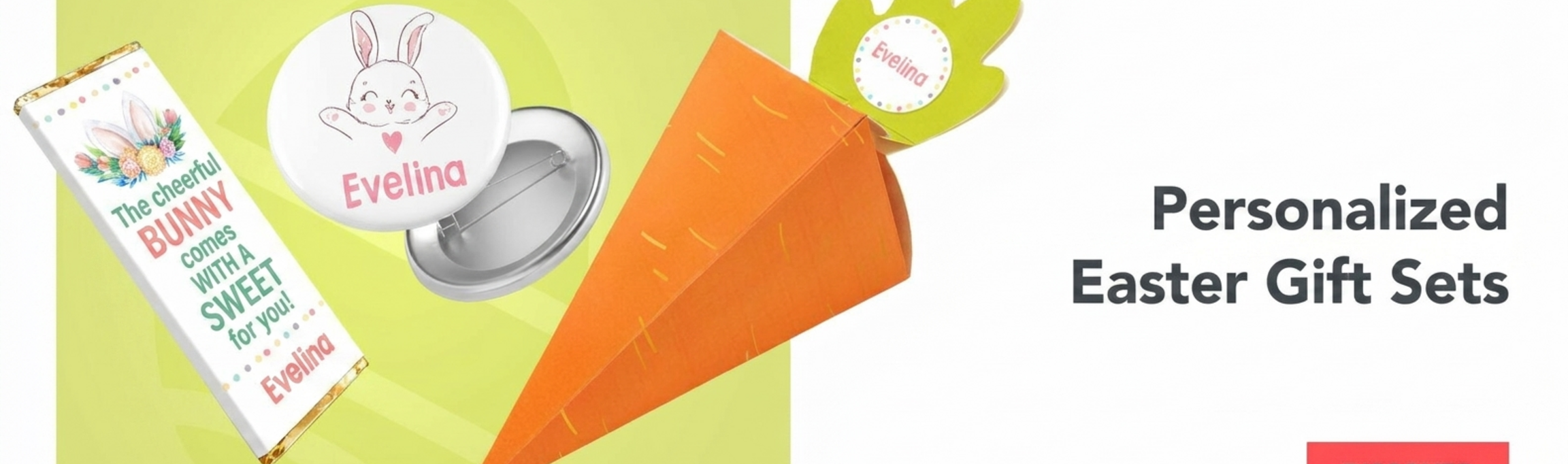 Gepersonaliseerde paasgeschenksets