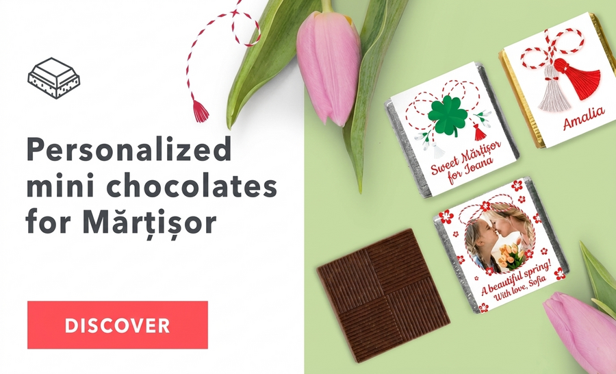 Mini-chocolats personnalisés