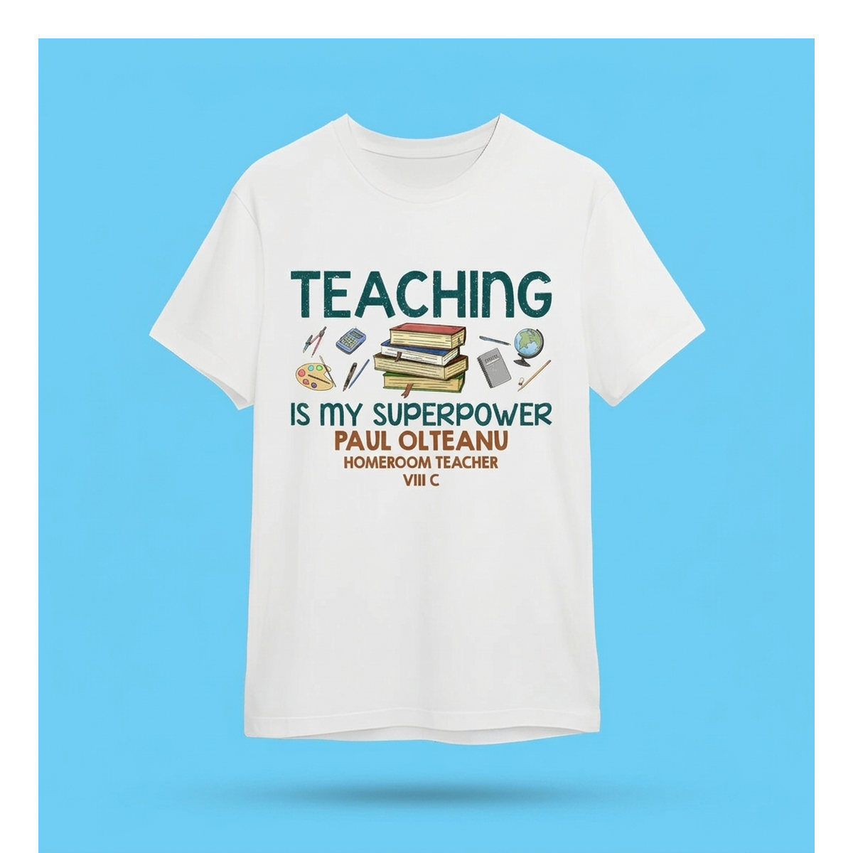 Gepersonaliseerde T-shirts voor leraren