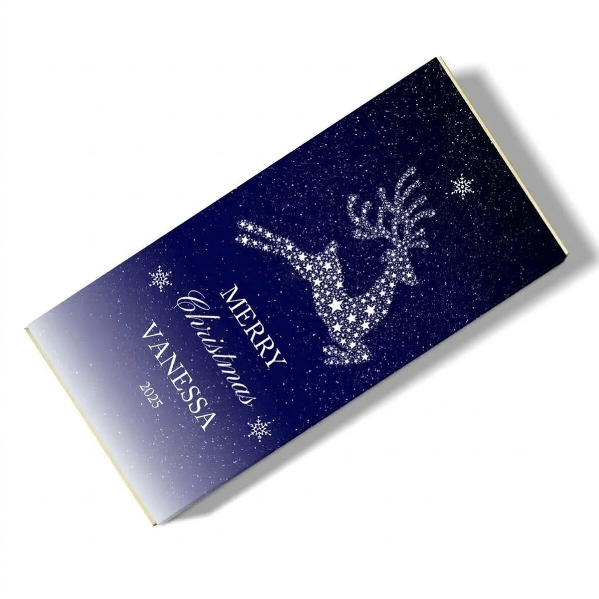 Chocolat personnalisé avec un nom et un message - Christmas Night
