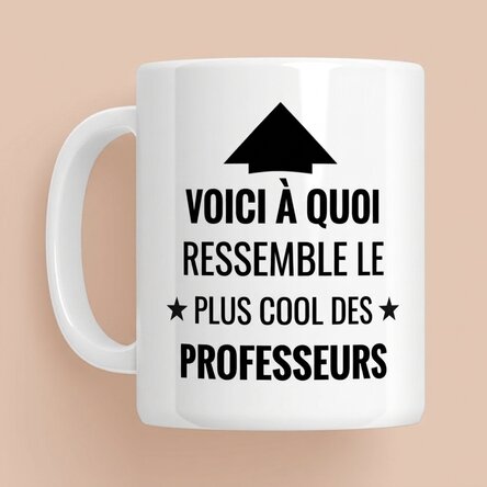 Voici à quoi ressemble la tasse personnalisée