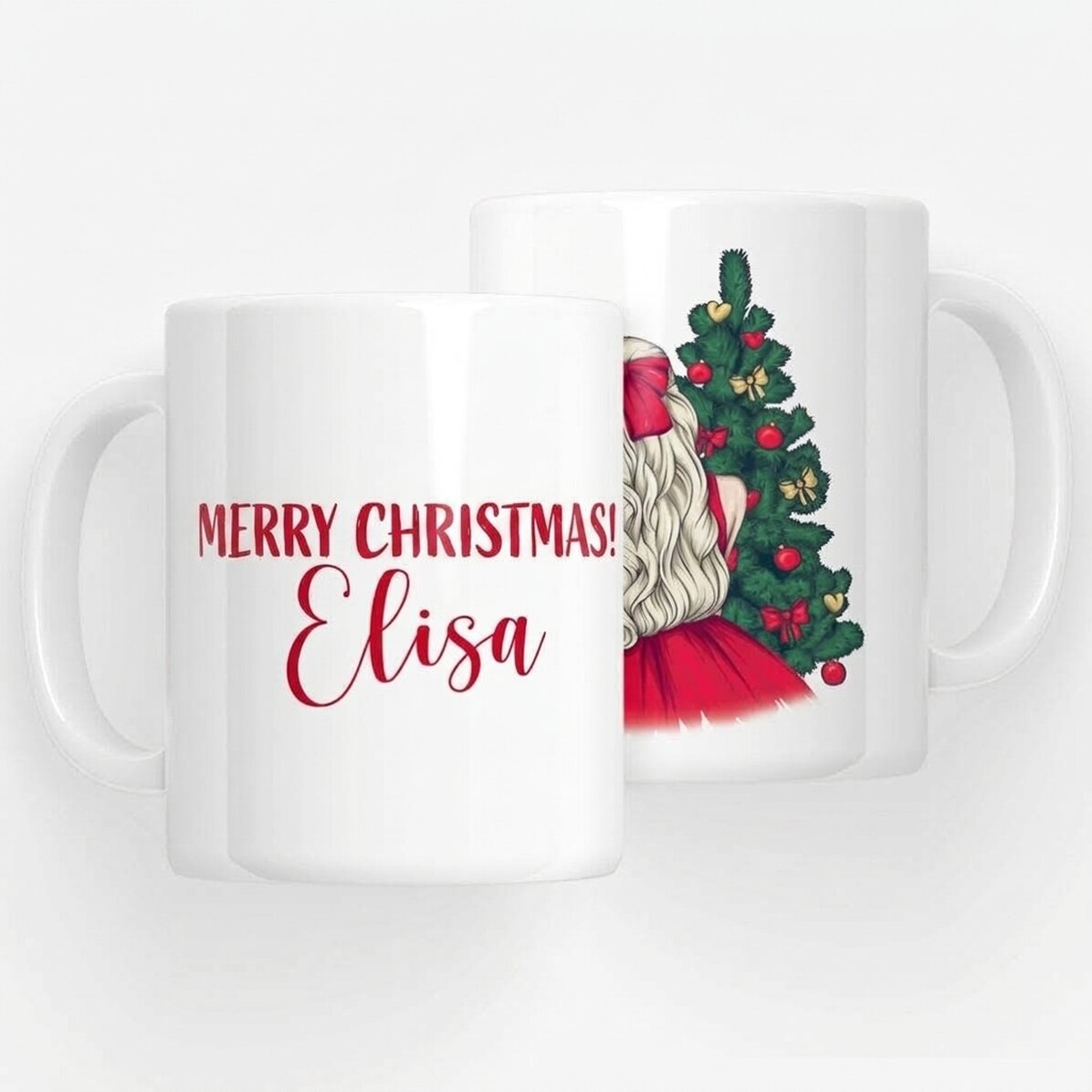 Gepersonaliseerde mok met naam - Christmas Princess