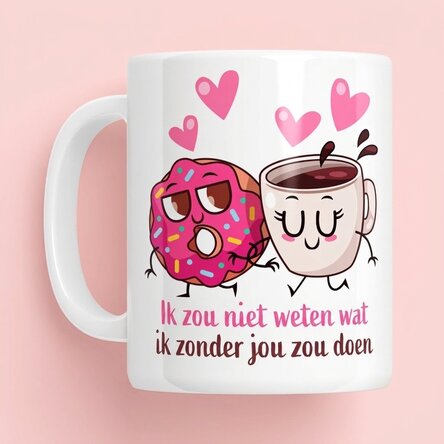 Mok met naam erop - Doughnut Love