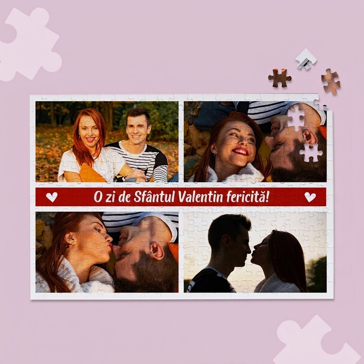 Gepersonaliseerde puzzel met 4 foto