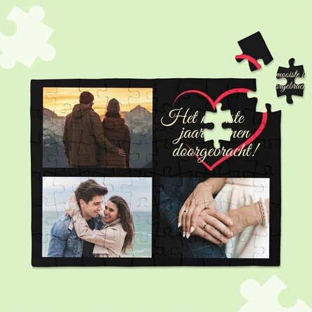 Gepersonaliseerde puzzel met 3 foto