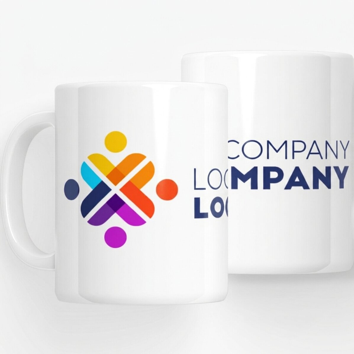 Gepersonaliseerde mok met logo