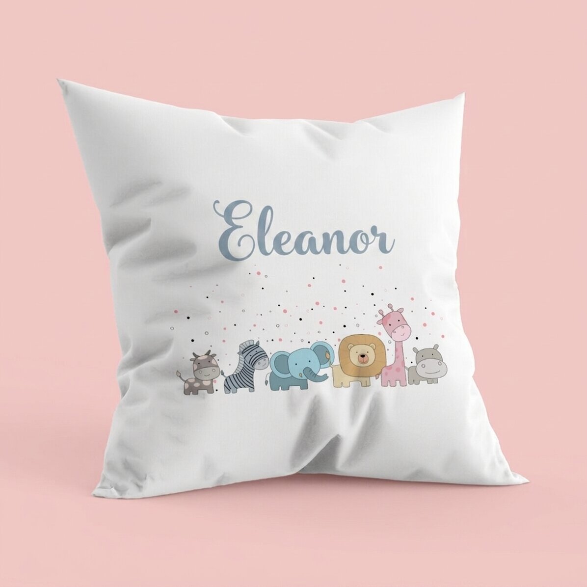 Gepersonaliseerd kussen met tekst - Naam van de baby